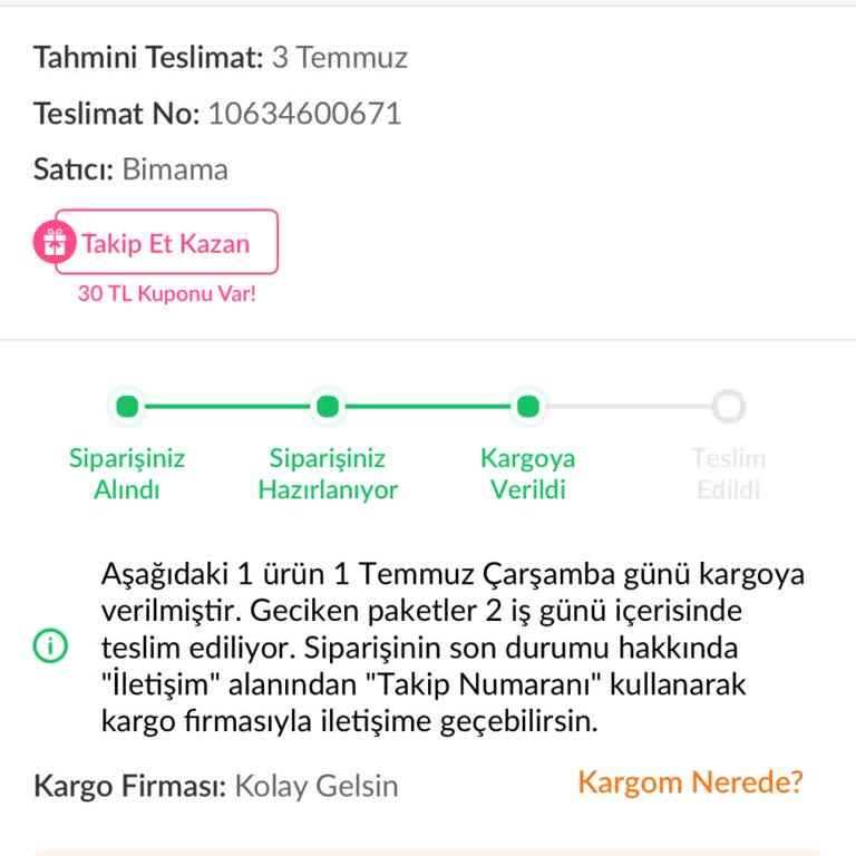 Kargo Gecikmesi Ve Kaybolan Sipariş İçin Acil İade Talebi