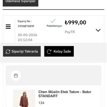 Ozsarıcam Kargoya Verilmedi ve Tarafıma Teslim Edilmedi