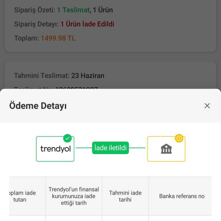 İade Bedelinin Gecikmeli Yatırılması Ve Müşteri Hizmetlerinden Yanıt Gelmemesi