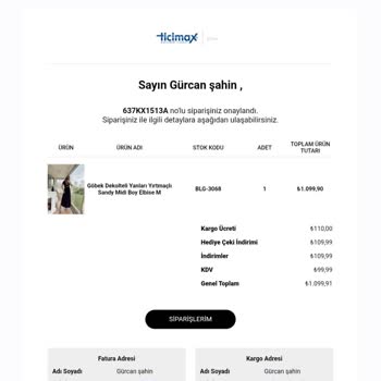 Ön Sipariş Bilgilendirmesi Olmadan Peşin Ödeme, Ürün Gönderilmedi Ve İade Talebi