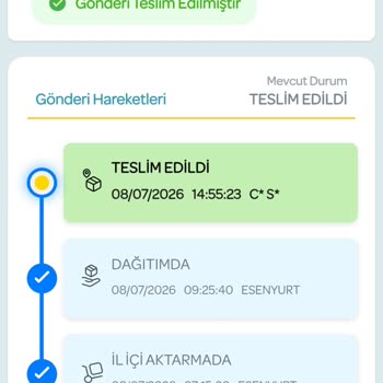 Kargom Bilinmeyen Bir Kişiye Teslim Edildi, Hemen İade Ve Yeniden Teslim Talebi