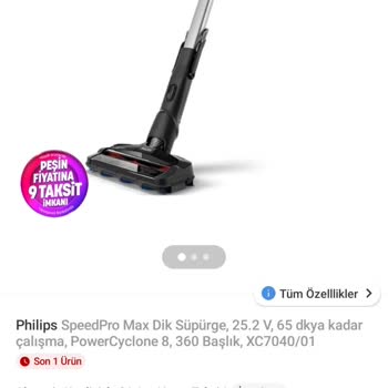 Çalışmayan Philips Süpürge Ve Uzayan İade Süreci