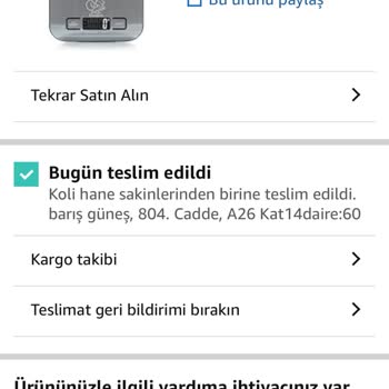 Teslim Edildi Bildirilen Siparişlerim Gelmedi