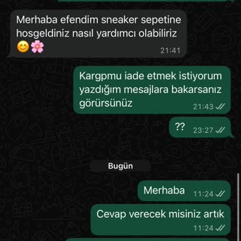 İade Talebime Yanıt Gelmiyor Ve 1.200 TL Geri Ödeme Bekliyorum