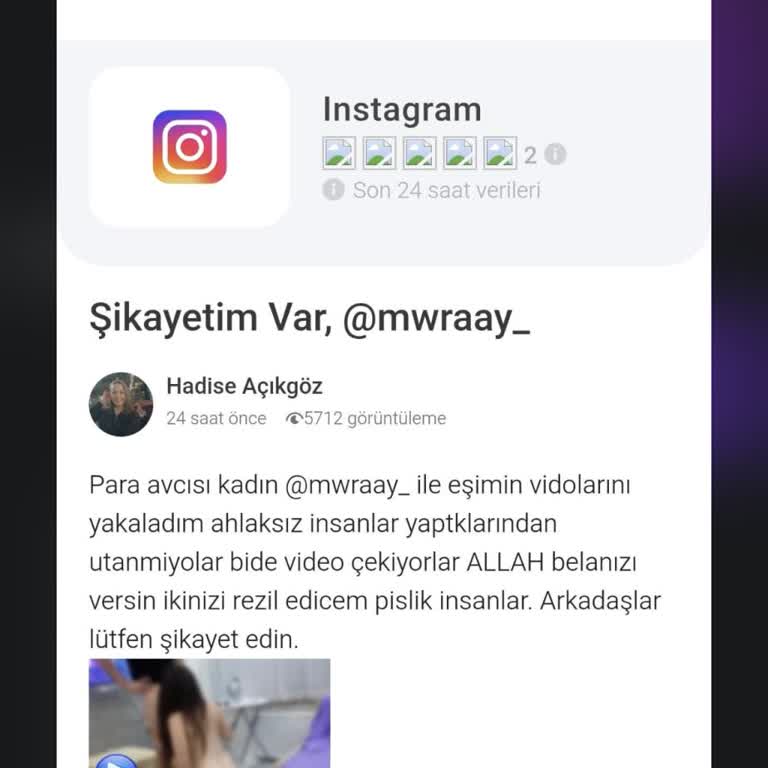 Instagram Profilime Etiketleyerek Ağır Hakaret Ve İftira
