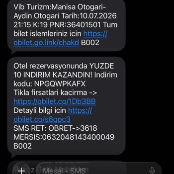 Obilet Ve Vip Turizm'in Çelişkili Sefer Saati Nedeniyle Bilet İptali Reddedildi Ve İade Alınamadı