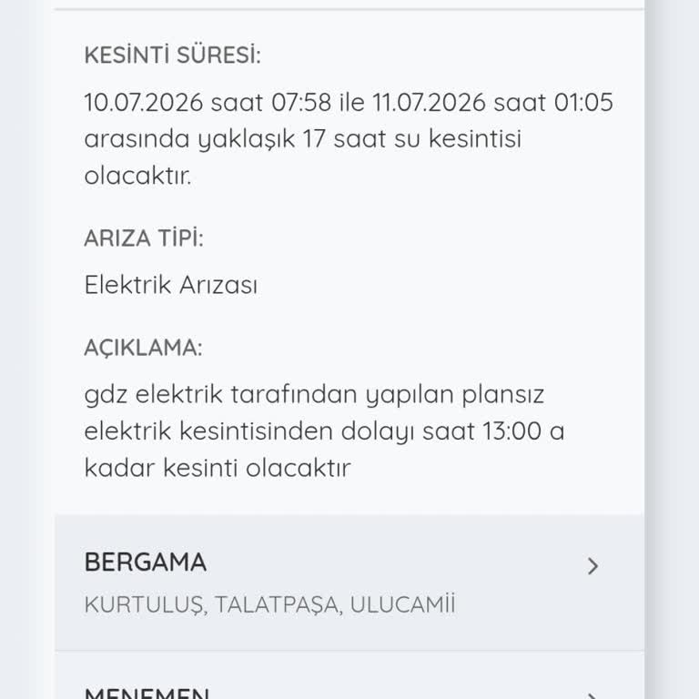 Aliağa’da Gün Boyu Süren Su Kesintileri Hayatı Felç Ediyor