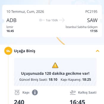 Pegasus Uçuşunda Sürekli Ertelenen Kalkış Ve Yetersiz Hizmet