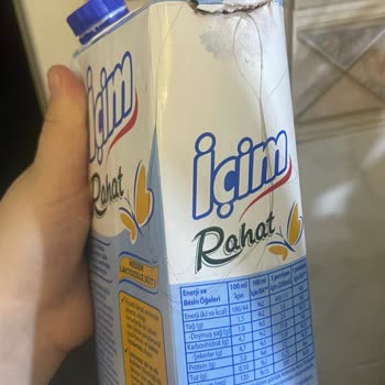 İçim Rahat Sütünde Saç Bulunması Ve Hijyen Sorunu