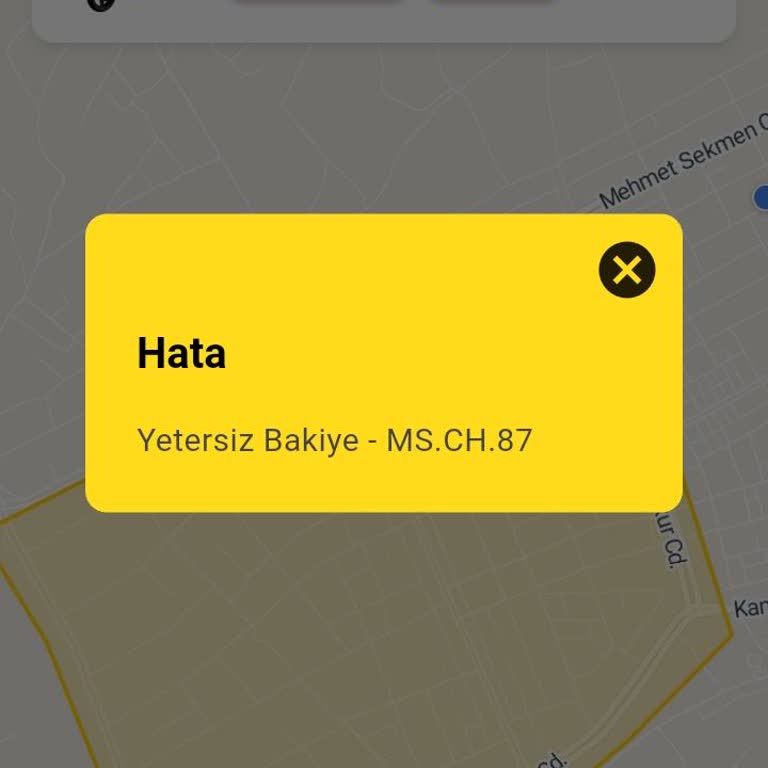 Tazı Scooter’da Bakiye Bittiğinde Süre 60 Saniye Daha Devam Ediyor, Ücret Bilgisi Görünmüyor