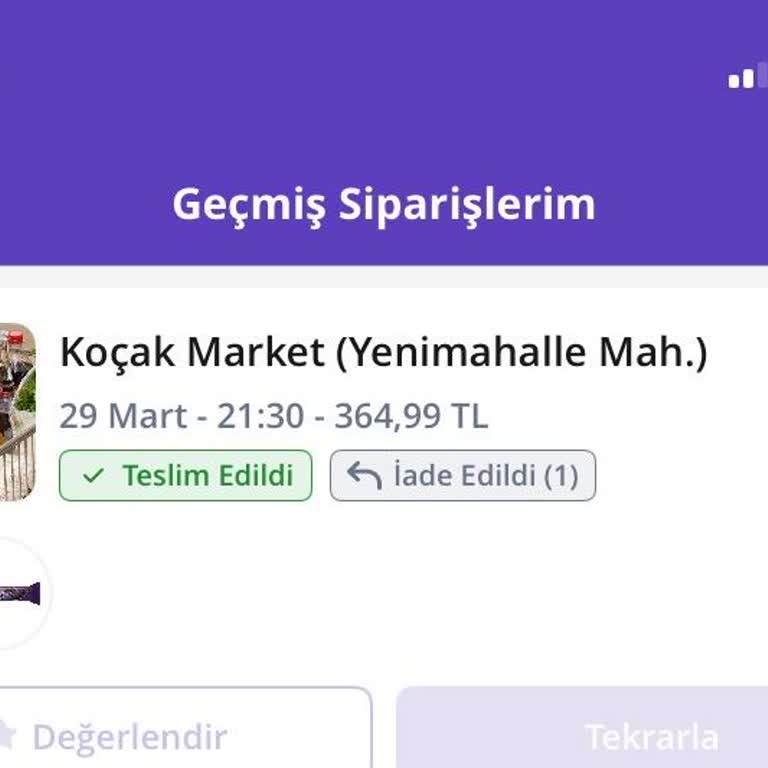 İptal Edilen Siparişim Ve Teslim Edilen Siparişim İçin Ücret İadesi Alamadım
