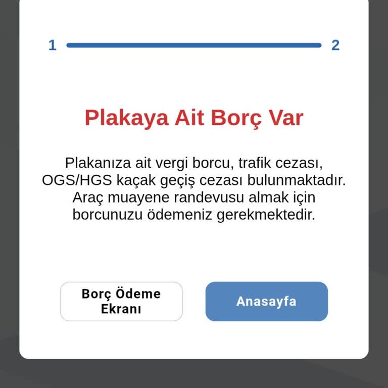 Ödenen Trafik Cezası Sistemde Görünmediği İçin Muayene Randevusu Alamıyorum