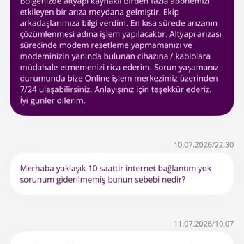 Fiber İnternet Kesildi, 20 Saatte Yanıt Gelmedi