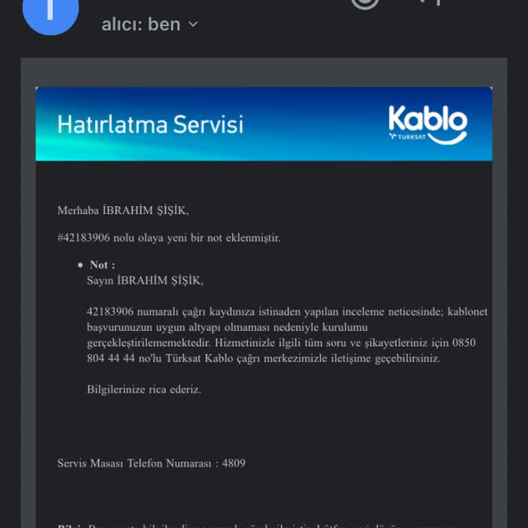 Altyapı Eksikliği Nedeniyle Askı Ücreti Ödenen Kablo Net Aboneliği İptal Edilmiyor Ve Cayma Bedeli İsteniyor