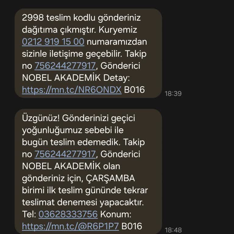 DHL Samsun Şubesi Yoğunluk Bahanesiyle Kargoyu Bilgilendirme Yapmadan İade Etti