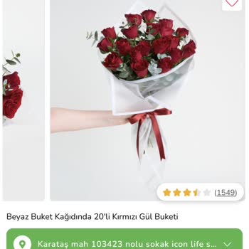 Çiçek Sepeti Web Görseline Uymayan Solmuş Çiçek Siparişi ve İade Reddi