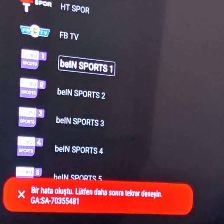 Bein Sports Aboneliğimde Spor Kanallarına Erişemiyorum