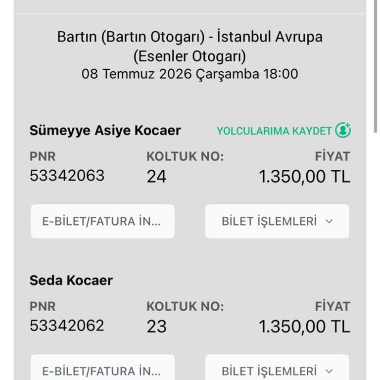 Efe Tur Ve Obilet'te Araç Arızası, Bilgilendirme Eksikliği Ve Vaat Edilen Hizmetlerin Sunulmaması