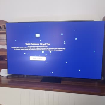 Samsung 77 İnç TV’de Sürekli Uydu Sinyal Yok Hatası Ve Değişim Talebi