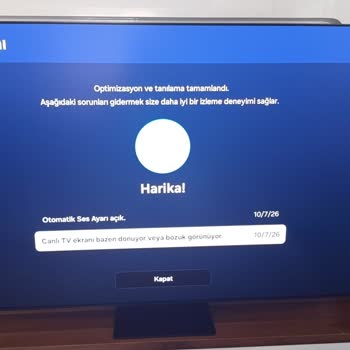 Samsung 77 İnç TV’de Sürekli Uydu Sinyal Yok Hatası Ve Değişim Talebi