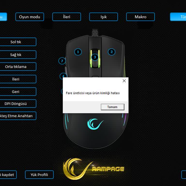 Rampage SMX-R33 Modelinde Üretici Kimliği Hatası Ve Destek Yanıtı Yokluğu