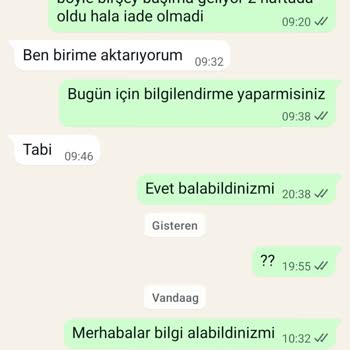 İade Ücretinin Geri Ödenmemesi Ve Süreçte Gecikme