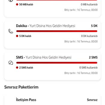 Taahhüt Sonrası Ücret Artışı Ve İnternet Kotasının Azalması Şikayeti