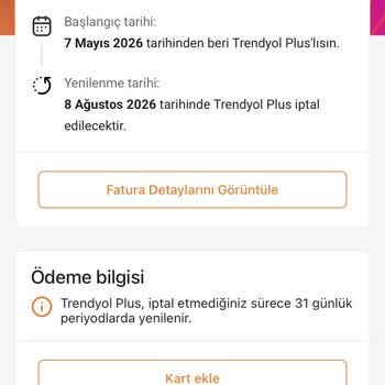 Kullanmadığım Trendyol Plus Üyeliği İçin İade Reddine Karşı Şikayet