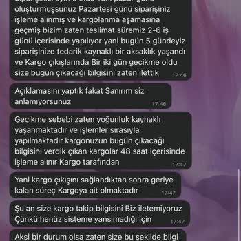 Kargo Takibi Yok Şirket Bilgi Vermekte Şeffaf Değil