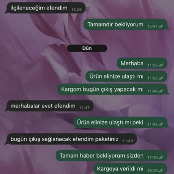 Kargo Takibi Yok Şirket Bilgi Vermekte Şeffaf Değil