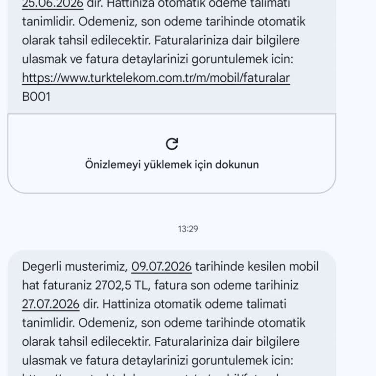 Taahhüt Bitişi Sonrası Aşırı Fatura Ve Bilgilendirme Eksikliği