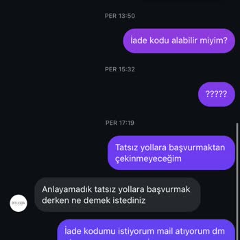 İade Talebine Cevapsız Kaldı Ve Müşteri Engellendi