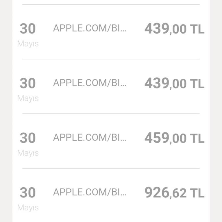 VakıfBank Express Card World Kredi Kartımda İzinsiz Apple Harcaması