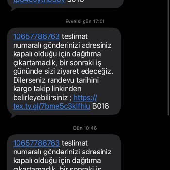 Adres Kapalı Gerekçesiyle Kargonun Sürekli Ertelenmesi