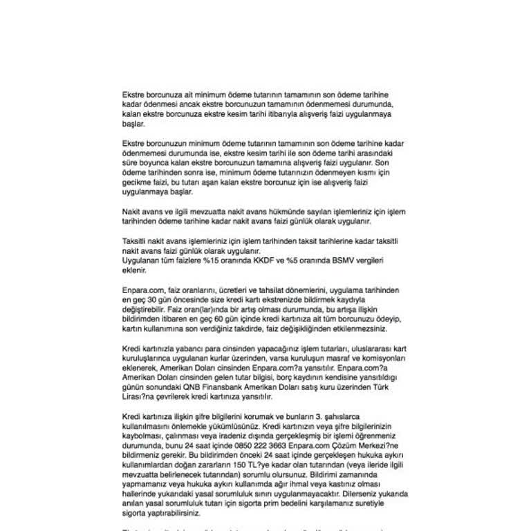 Kredi Kartı Limitimin Tek Taraflı Eğitim Ve Sağlık Harcamalarına Ayrılması