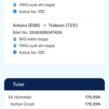İptal Süresi 1 Saat Geçtiği İçin Tam Ücret İadesi Reddedilmesi Hakkında Şikayet