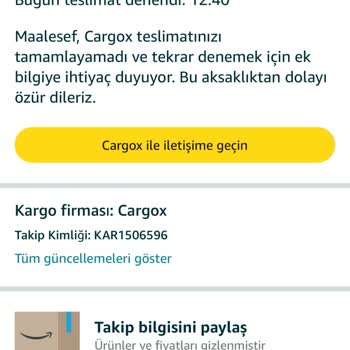 Amazon Siparişleri İptal Ediliyor, Teslimat Gerçekleşmiyor Ve Müşteri Hizmetleri Yok