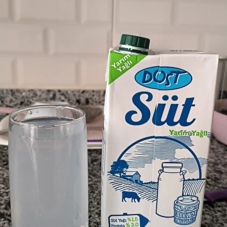 BİM'den Aldığım Dost Süt Su Gibi Çıktı