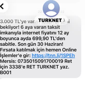 TurkNet Aboneliğimde Fazla Çekim Ve Canlı Müşteri Temsilcisine Ulaşamama