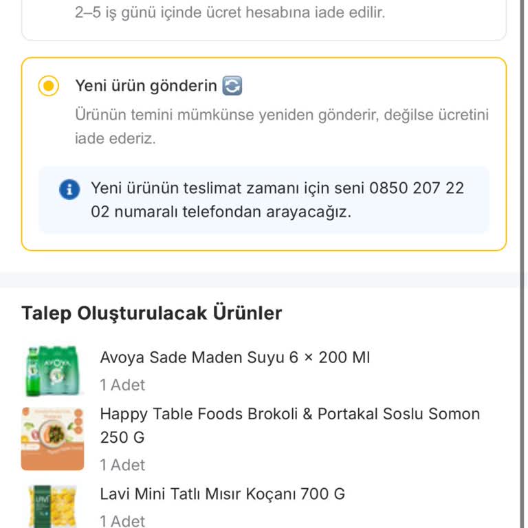 Migros Hemen’de Bozuk Ve Eksik Ürün Sorunu