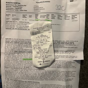 Bagaj Boyutu Engeli, Personel Saygısızlığı Ve 5700 TL Ek Bilet Ücretiyle Yaşanan Mağduriyet