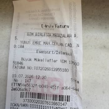 BİM Şubesinde Bozulmuş Meyve Ve Kaba Personel Tutumu Cevapsız Şikayet