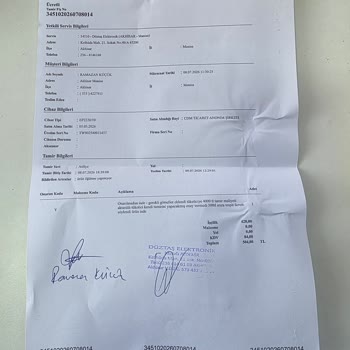 Garanti Dışı Açıklama Ve 4000 TL Tamir Ücreti Nedeniyle İade Talebi