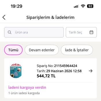Anlaşması Sona Eren Teslim Noktasından Dolayı Ürün Teslim Edilemedi Ve İade Yapılmadı