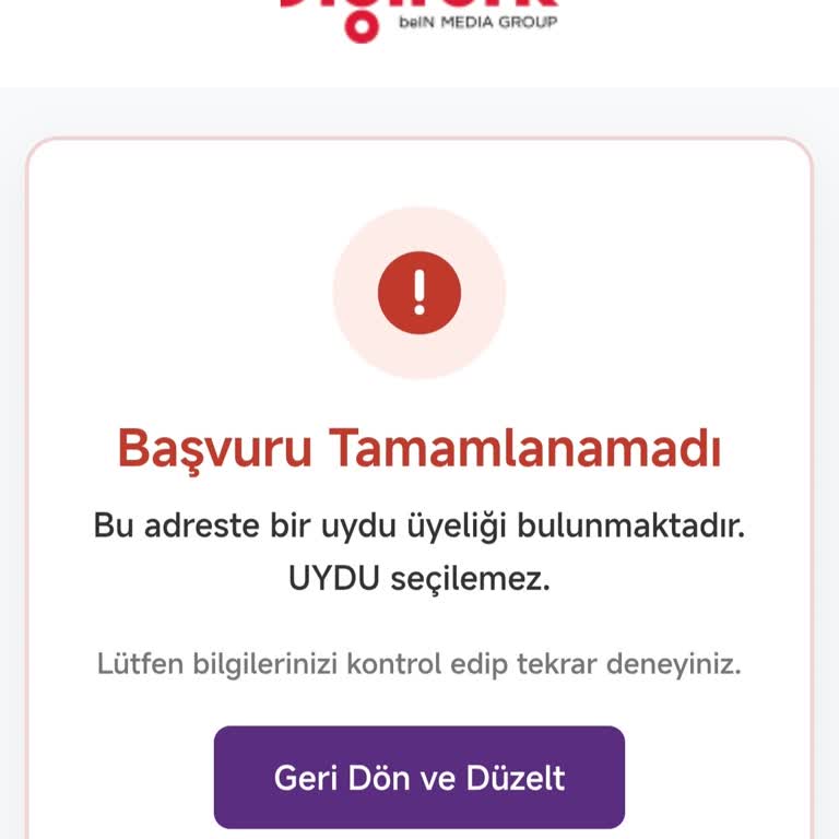 Adresimdeki Pasif Üyelik Yeni Uydu Başvurusunu Engelliyor