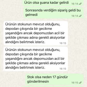Zara'da Uzun Süreli Teslimat Gecikmesi Ve Müşteri Hizmetleri Cevapsızlığı
