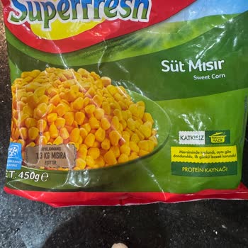 Superfresh Markalı Süt Mısırında Silikon Benzeri Yabancı Madde Tespit Edildi