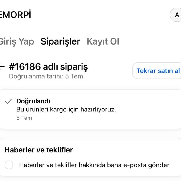 Siparişim Onaylandı Ama Kargoya Verilmedi, İletişim Cevapsız