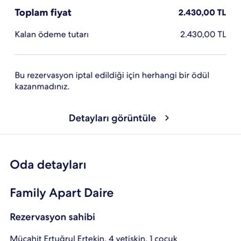 Rezervasyon İptali Ve Oda Farkı Talebiyle Yaşadığım Mağduriyet