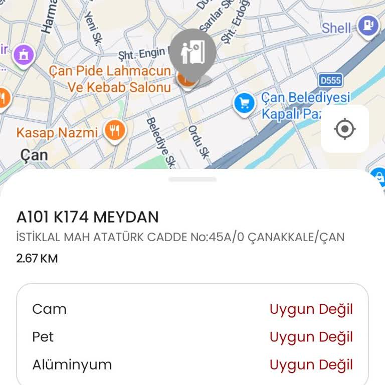 Çan Şubesindeki Geri Dönüşüm Makinesi Plastik Şişeleri Reddetti, Acil Onarım Gerekiyor